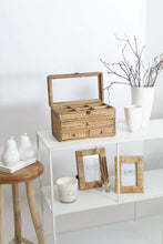 Load image into Gallery viewer, Our Rattan Weave Jewellery Box is a gorgeous piece to have set on your beauty desk or basin. The natural woven rattan detailing with cute brass drawer handles bring this jewellery box together. 36x20x20.| Bliss Gifts & Homewares | Unit 8, 259 Princes Hwy Ulladulla | South Coast NSW | Online Retail Gift & Homeware Shopping | 0427795959, 44541523
