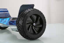 Load image into Gallery viewer, NS8 model hoverboard with a unique blue galaxy design