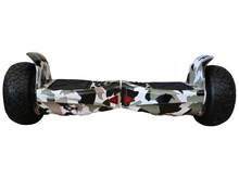 Load image into Gallery viewer, Camouflage grey NS8 hoverboard with durable 8.5-inch wheels