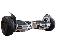 Load image into Gallery viewer, Off-road hoverboard NS8 in a stylish camouflage grey pattern