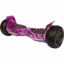 Load image into Gallery viewer, Kids' all-terrain hoverboard with a purple cosmic pattern