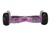 Load image into Gallery viewer, All-terrain self-balancing scooter in a purple and blue galaxy finish