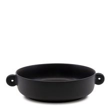 Load image into Gallery viewer, OSAKA double handle bowl black stoneware