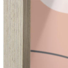 Load image into Gallery viewer, Bring colour and style to your walls with our Arc Blush Framed Wall Print. This beautiful framed art features a glass front and pine wood frame to add style and sophistication. Comes ready to hang 60 x 3 x 90cm.| Bliss Gifts & Homewares | Unit 8, 259 Princes Hwy Ulladulla | South Coast NSW | Online Retail Gift & Homeware Shopping | 0427795959, 44541523