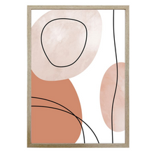Load image into Gallery viewer, Bring colour and style to your walls with our Arc Blush Framed Wall Print. This beautiful framed art features a glass front and pine wood frame to add style and sophistication. Comes ready to hang 60 x 3 x 90cm.| Bliss Gifts & Homewares | Unit 8, 259 Princes Hwy Ulladulla | South Coast NSW | Online Retail Gift & Homeware Shopping | 0427795959, 44541523