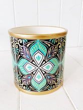 Load image into Gallery viewer, Create an exotic feel with our beautiful Persian Round Pot - Large. With gorgeous blue designs it is sure to add some exotic charm to any space. The colour will enhance your favourite plant or succulent. Perfect for indoor and outdoor use. Available in 4 designs.| Bliss Gifts & Homewares | Unit 8, 259 Princes Hwy Ulladulla | South Coast NSW | Online Retail Gift & Homeware Shopping | 0427795959, 44541523