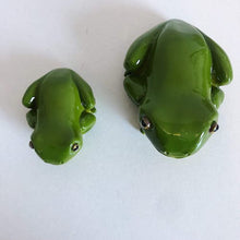 Load image into Gallery viewer, Bring some life to your garden or flower pots with these cute realistic Green Tree Frogs. They will look great placed around your home, garden or in flower pots. Large 8cm Small 5.5cm. Perfect for indoor and outdoor use. Made from Poly Resin. Gloss finish. Shop online. AfterPay available. Australia wide Shipping | Bliss Gifts & Homewares - Unit 8, 259 Princes Hwy Ulladulla - 0427795959, 44541523