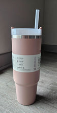 Load image into Gallery viewer, Pink floral Stanley tumbler for hydration on the go