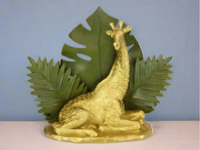 Load image into Gallery viewer, Modern Gold Sculpture Giraffe Ornament