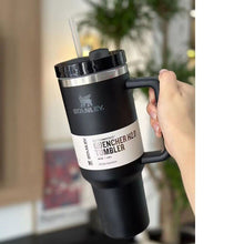 Load image into Gallery viewer, Black Stanley Quencher H2.0 FlowState 40oz tumbler with handle
