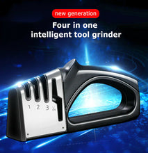Load image into Gallery viewer, Restore old knives with this multi-stage knife sharpener.