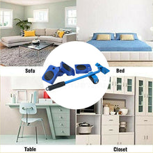 Load image into Gallery viewer, Furniture Lifter Heavy Roller Move Tool Set Moving Wheel Mover Sliders Kit