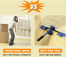 Load image into Gallery viewer, Furniture Lifter Heavy Roller Move Tool Set Moving Wheel Mover Sliders Kit
