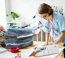 Load image into Gallery viewer, Portable Cordless Handheld Sewing Machine Stitch Home Mini Clothes Free Post