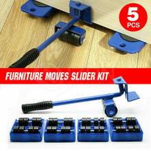 Load image into Gallery viewer, Furniture Lifter Heavy Roller Move Tool Set Moving Wheel Mover Sliders Kit