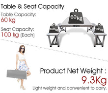Load image into Gallery viewer, Foldable Picnic Table for camping