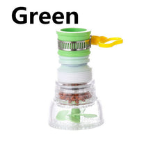 Load image into Gallery viewer, Green tap filter sprayer with water purifier