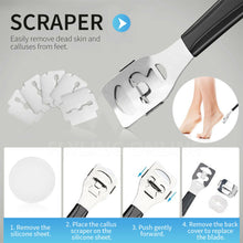 Load image into Gallery viewer, Scraper to remove dead skin from the feet