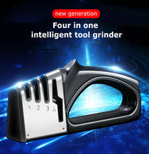 Load image into Gallery viewer, Knife Sharpener 4 Stage Kitchen Diamond Sharp Knives Scissor Sharpening Tool