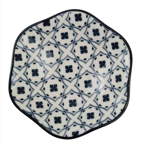 Hexagon style Moroccan Condiment Dish - 10 cm