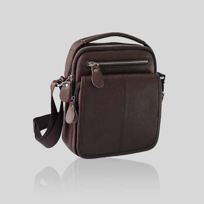 LEATHER MESSENGER BAG