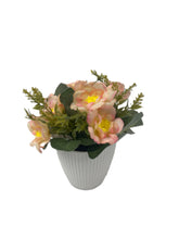 Load image into Gallery viewer, Elegant Artificial Mini Rose Pots – 16cm | Decorative Floral Arrangements