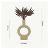 Cercle Artificial Mauve Barley in Ceramic Vase