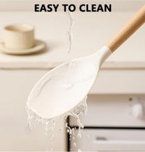 Load image into Gallery viewer, ACCENT SILICONE SPOON SPATULA 32X6.7CM 2 ASST