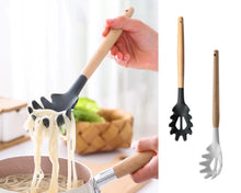 Load image into Gallery viewer, ACCENT SILICONE PASTA SERVER 32X6.5CM 2 ASST