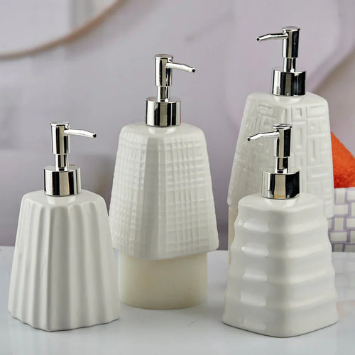Sleek White Vanity Accessory	