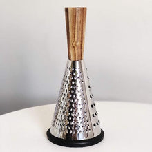 Load image into Gallery viewer, Our Acacia and Stainless Steel Grater from Classica, features a high quality Stainless Steel Grater, with a beautiful Acacia wood handle. Artisan made with a non slip silicone base for safety. Shop online. AfterPay available. Australia wide Shipping | Bliss Gifts &amp; Homewares - Unit 8, 259 Princes Hwy Ulladulla - 0427795959, 44541523 