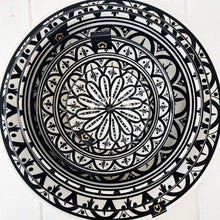 Load image into Gallery viewer, Our Small Casablanca Ebony Entree Plate is perfect for serving an entree, small meals, sandwich or a side dish. Our Casablanca small plate is 22cm in diameter, 2cm in height.| Bliss Gifts &amp; Homewares | Unit 8, 259 Princes Hwy Ulladulla | South Coast NSW | Online Retail Gift &amp; Homeware Shopping | 0427795959, 44541523