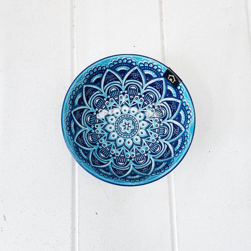 Bring the bright blue tones of the Mediterranean into your dining room with our Casablanca Dining collection - Rice Bowl. Beautiful pieces of serving ware that will have you entertaining for years to come. Shop online or instore. AfterPay available. Australia wide Shipping. | Bliss Gifts & Homewares | Unit 8, 259 Princes Hwy Ulladulla | South Coast NSW | 0427795959, 44541523
