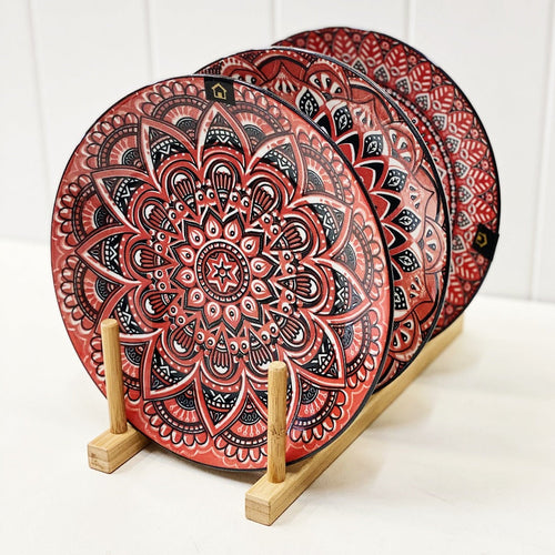 Our Casablanca Entree Plate in red is perfect for an entree, small meals, sandwich or a side dish.Our entree plate is 22cm in diameter and 2cm in height. All of our ceramic Casablanca Dinner and Serving ware is commercial grade quality.| Bliss Gifts & Homewares | Unit 8, 259 Princes Hwy Ulladulla | South Coast NSW | Online Retail Gift & Homeware Shopping | 0427795959, 44541523