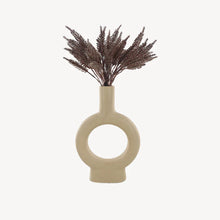 Load image into Gallery viewer, Cercle Artificial Mauve Barley in Ceramic Vase