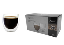 Load image into Gallery viewer, Start the day with a coffee in our sleek and stylish Barista Double Wall Coffee Mug in a set of 2. Featuring a double wall glass design, this beautiful 250ml mug will be sure to keep your beverage hot or cold for longer.  | Bliss Gifts &amp; Homewares | Unit 8, 259 Princes Hwy Ulladulla | South Coast NSW | Online Retail Gift &amp; Homeware Shopping | 0427795959, 44541523