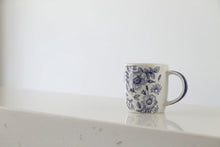 Load image into Gallery viewer, ELEGANT BLUE FLORAL Coffee Mugs NEW BONE CHINA MUG 360ml