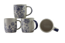 Load image into Gallery viewer, ELEGANT BLUE FLORAL Coffee Mugs NEW BONE CHINA MUG 360ml
