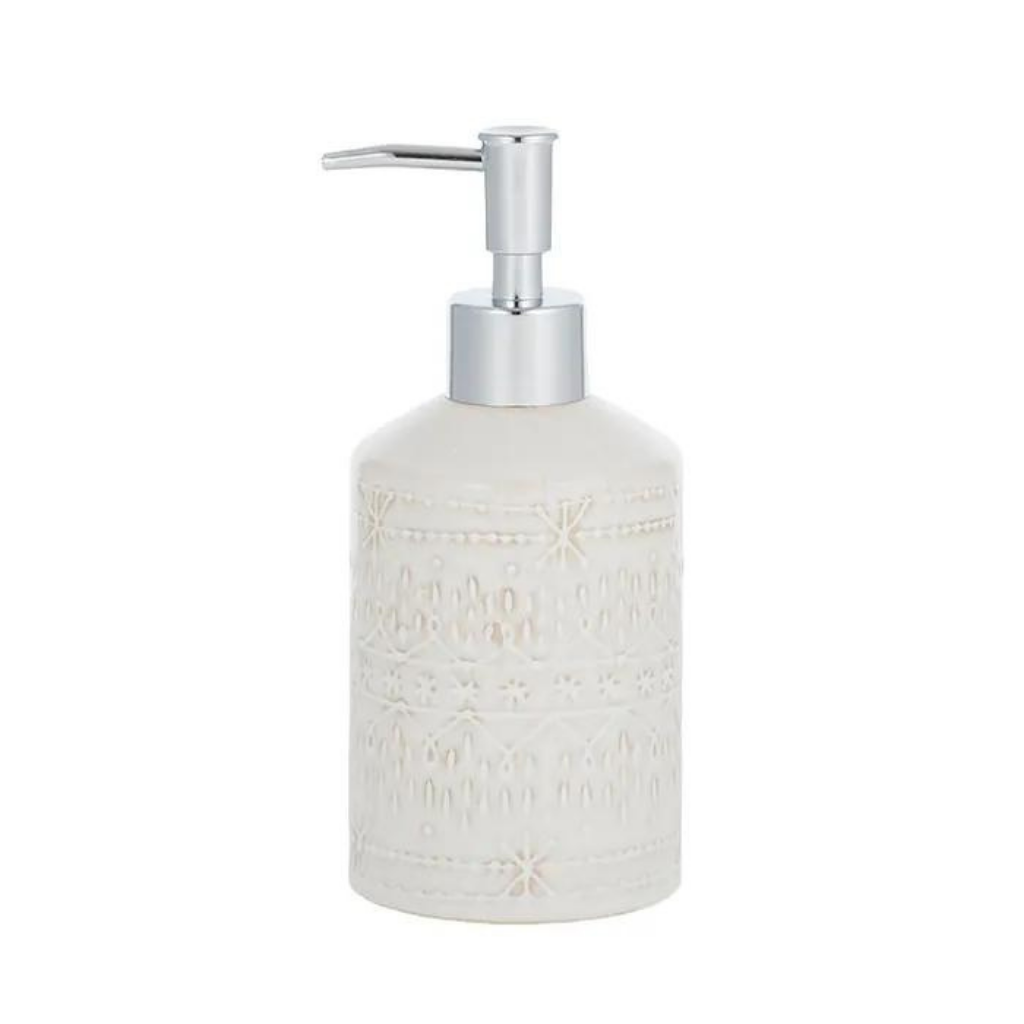 Update your bathroom with a great new stylish with Liberty Ceramic Soap Dispenser - Natural. This 7.5 x 11cm dispenser is made from a highly durable ceramic, and features a natural colour textured finish.| Bliss Gifts & Homewares | Unit 8, 259 Princes Hwy Ulladulla | South Coast NSW | Online Retail Gift & Homeware Shopping | 0427795959, 44541523