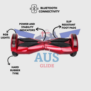 Australia Hoverboard 8" Wheel Lamborghini Style Hoverboard Scooter - Red Color