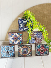 Load image into Gallery viewer, Our Moroccan Draw Pots are Bright and Colourful with Moroccan inspired patterns, and are perfect as a mini plant or succulent pot or great as a little keep sake, trinket container. Available in 6 patterns. Shop online. AfterPay available. Australia wide Shipping | Bliss Gifts &amp; Homewares - Unit 8, 259 Princes Hwy Ulladulla - 0427795959, 44541523 