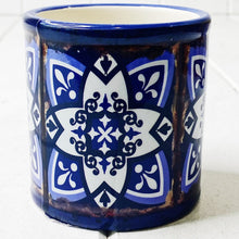 Load image into Gallery viewer, Our gorgeous Moroccan Round Pots - Small create a unique style with bold shapes and bright shades of blues, reds and browns.Measures: 7.5 x 7.5cm. Ceramic.| Bliss Gifts &amp; Homewares | Unit 8, 259 Princes Hwy Ulladulla | South Coast NSW | Online Retail Gift &amp; Homeware Shopping | 0427795959, 44541523