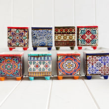 Load image into Gallery viewer, Moroccan Square Pots with Legs - Small