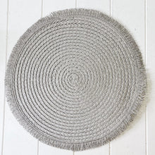 Load image into Gallery viewer, Add a fun boho vibe to your table setting with salt&amp;pepper&#39;&#39;s Piper Placemat in white, a part of salt&amp;pepper&#39;&#39;s Dine collection. Made from a 100% paper with unique fringing detailing.| Bliss Gifts &amp; Homewares | Unit 8, 259 Princes Hwy Ulladulla | South Coast NSW | Online Retail Gift &amp; Homeware Shopping | 0427795959, 44541523