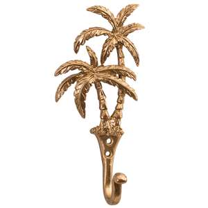 Our Islander Palm Tree Wall Hook has two brass swaying palm trees and a single hook. This little beauty is great to hang your keys, hat or towels. Our Islander Palm Tree Wall Hook comes with screws ready to hang. Add a touch of the tropics to your decor.| Bliss Gifts & Homewares | Unit 8, 259 Princes Hwy Ulladulla | South Coast NSW | Online Retail Gift & Homeware Shopping | 0427795959, 44541523