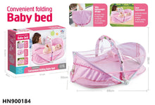 Load image into Gallery viewer, Portable Folding Baby Bed - Pink