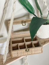 Load image into Gallery viewer, Rattan Weave Jewellery Box - Small