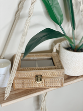 Load image into Gallery viewer, Rattan Weave Jewellery Box - Small