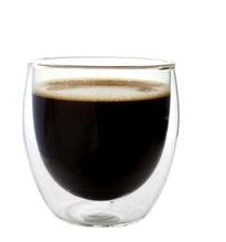 Load image into Gallery viewer, Premium Glass Coffee Mug Set of 2 – Double Wall Insulation, 3 Sizes(80ml, 250ml, 350ml)