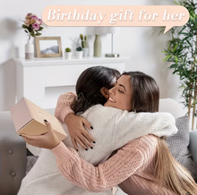 Load image into Gallery viewer, Luxury 7-in-1 Self Care Gift Set (Hamper)– Rose Spa Pamper Box - Bath Bomb, Candle, Tumbler, Silk Eye Mask &amp; More "Gift for Her"